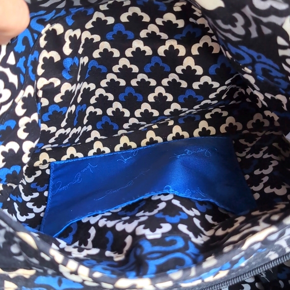 Vers Bradley "Emily" satchel in Canterbury Cobalt pattern - Picture 5 of 14